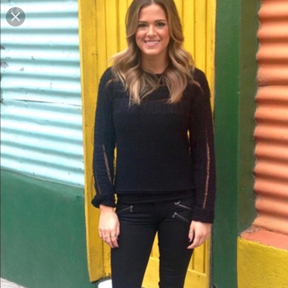 Ramy Brook Jessica Fringe Sweater Small NWT As Seen on Bachelorette!